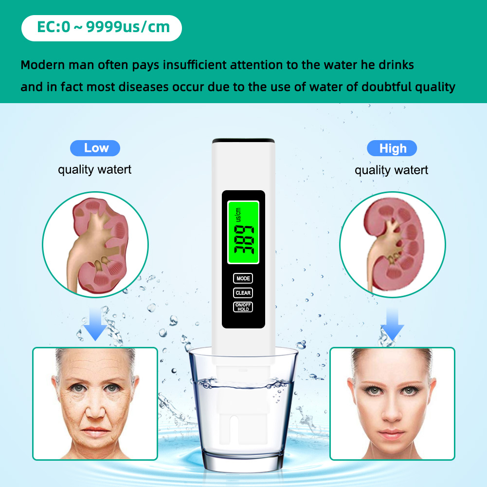 Ec Meter Digital - Medidor de Agua Digital 4 en