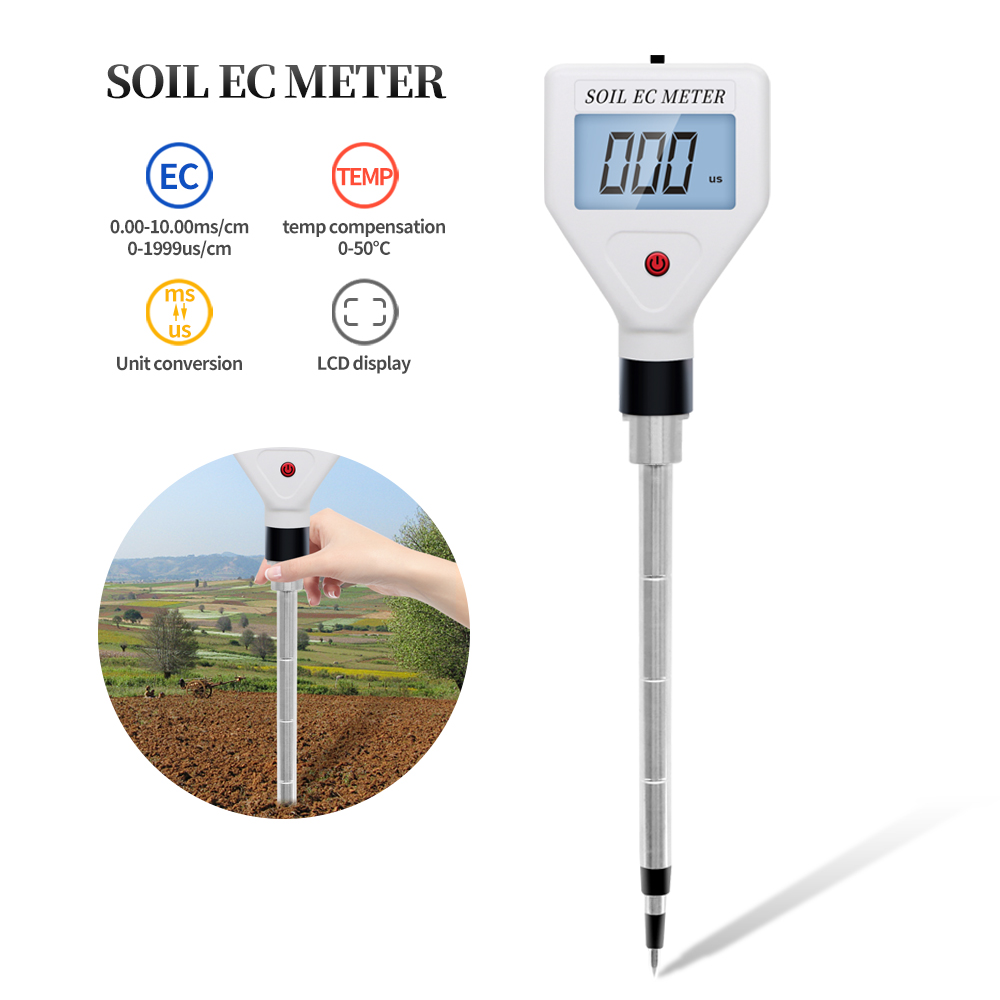 Ec Meter Digital - Probador EC Digital de suelo, medidor