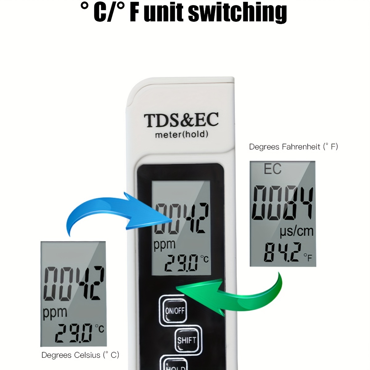Pluma de detección de calidad  - Ec Meter Digital reseña y precio